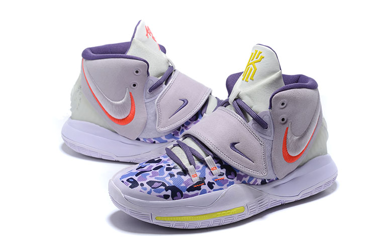 Nike Kyrie Irving 6 Purple Blue Yellow For Women - Click Image to Close